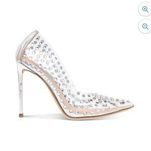 Women's Valiant-S Rhinestone Vinyl Pumps